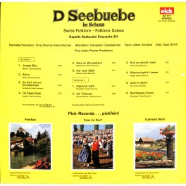 CD-Kopie von Vinyl: Kapelle Seebuebe Küsnacht ZH - D Seebuebe im Schuss - 1973