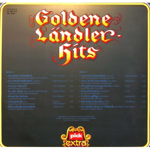 CD-Kopie von Vinyl: Goldene Ländler-Hits - divers - 1981