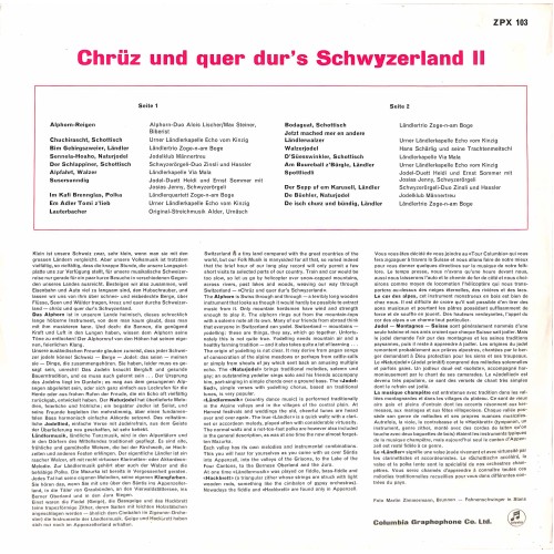 CD-Kopie von Vinyl: Chrüz und quer dur's Schwyzerland II - diverse