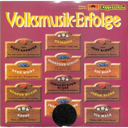 CD-Kopie von Vinyl: Volksmusik-Erfolge - diverse - 2 LPs