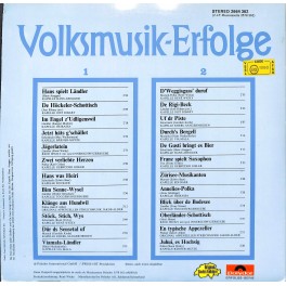 CD-Kopie von Vinyl: Volksmusik-Erfolge - diverse - 2 LPs