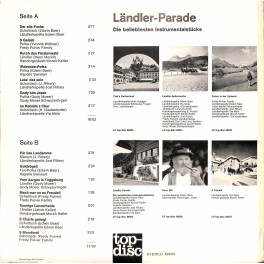 CD-Kopie von Vinyl: Ländler-Parade - Die beliebtesten Instrumentalstücke - diverse 