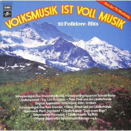 CD-Kopie von Vinyl: Volksmusik ist voll Musik - 20 Folklore-Hits - 1979
