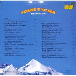 CD-Kopie von Vinyl: Volksmusik ist voll Musik - 20 Folklore-Hits - 1979 CD-Kopie von Vinyl: Volksmusik ist voll Musik - 20 Folklore-Hits - 1979