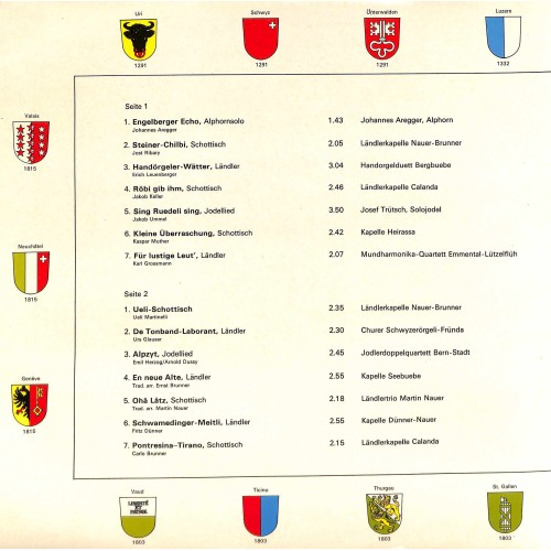 CD-Kopie von Vinyl: Switzerland - pick 93-156 - 2 LPs - 1976