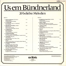 CD-Kopie von Vinyl: Us em Bündnerland - diverse - 1980