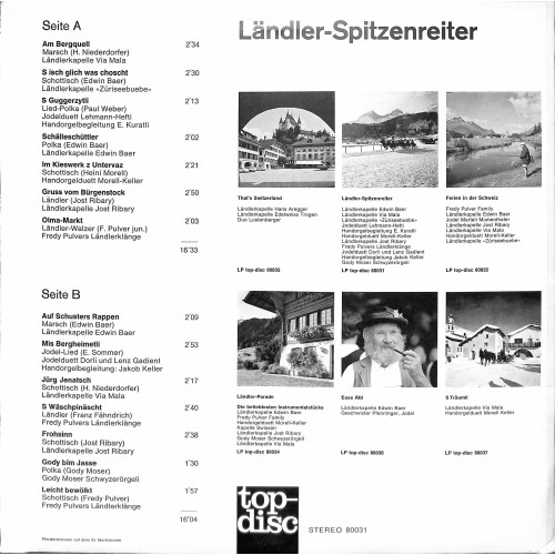 CD-Kopie von Vinyl: Ländler-Spitzenreiter - diverse