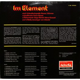 CD-Kopie von Vinyl: Im Element - Nauer/Dünner, Franz Nauer, Sepp Bürkli/Hans Gusset, Nelly Leuzinger - 1975