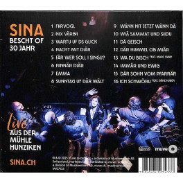 CD Sina Bescht Of 30 Jahr - Live aus der Mühle Hunziken