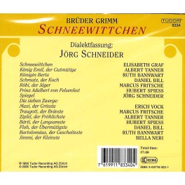 CD Schneewittchen - Hörspiel mit Jörg Schneider u.a.