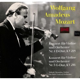 CD + LP: Yehudi Menuhin und das Bath Festival Orchester - Wolfgang Amadeus Mozart