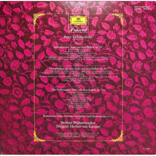 CD + LP: Peter Tchaikovsky - Berliner Philharmoniker, Herbert Von Karajan – Die Ballett-Suiten  2LPs