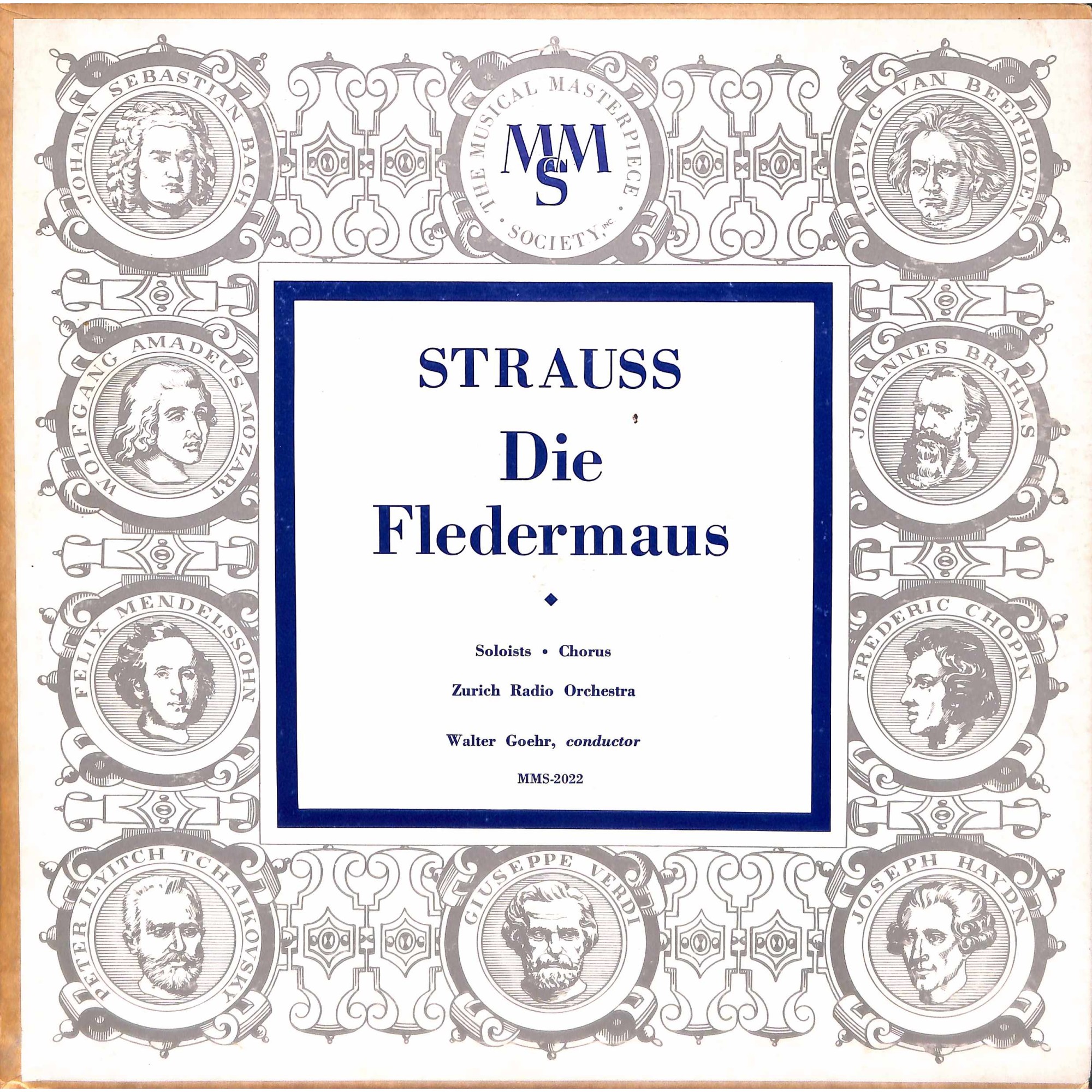 CD + LP: Strauss • Zurich Radio Orchestra • Walter Goehr – Die Fledermaus CD + LP: Strauss • Zurich Radio Orchestra • Walter Goehr – Die Fledermaus
