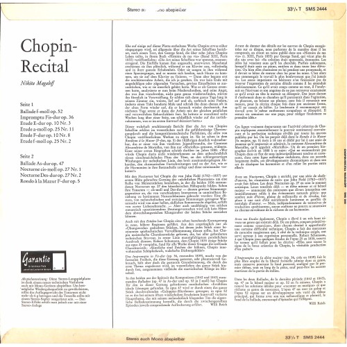 CD + LP: Chopin, Nikita Magaloff – Chopin-Recital