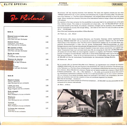 CD Jo Roland - International