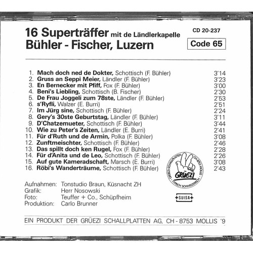 Occ. CD 16 Superträffer - LK Bühler-Fischer