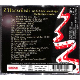 CD Hie tüets mer weh - z'Hansrüedi CD Hie tüets mer weh - z'Hansrüedi