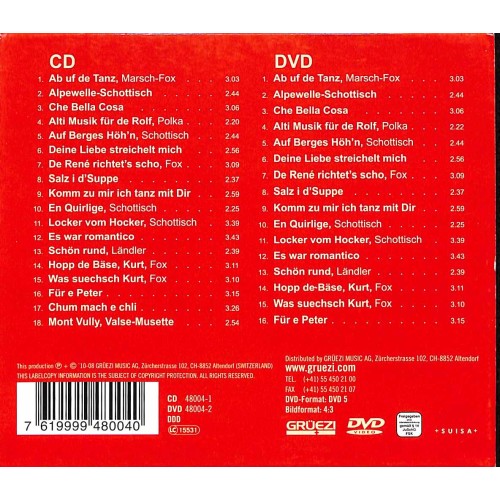 CD + DVD Carlo Brunner's Superländlerkapelle - Locker vom Hocker