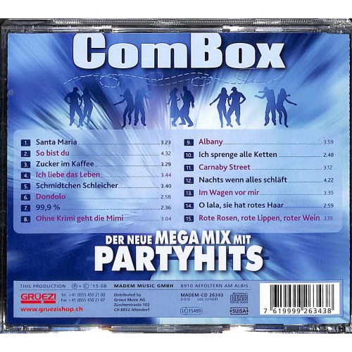 CD Combox - Der neue Mega Mix mit Partyhits