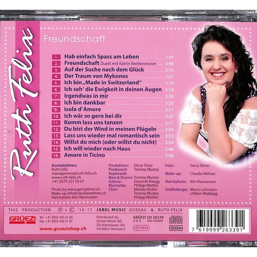 CD Ruth Felix - Freundschaft