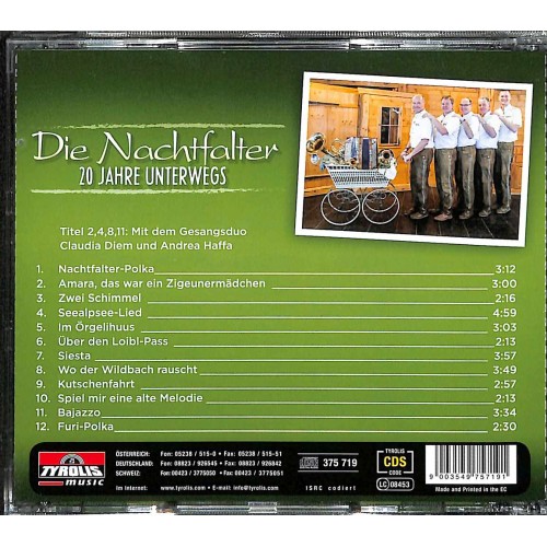 CD Die Nachtfalter - 20 Jahre unterwegs