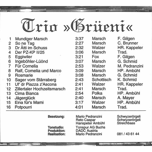 CD Trio "Grüeni"