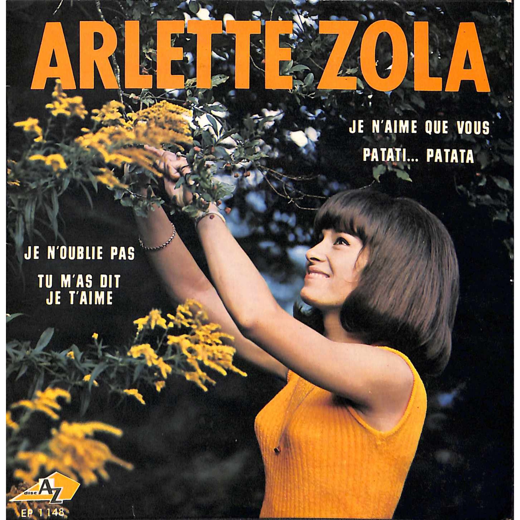 Occ. EP Vinyl: Je n'aime que vous - Arlette Zola Occ. EP Vinyl: Je n'aime que vous - Arlette Zola