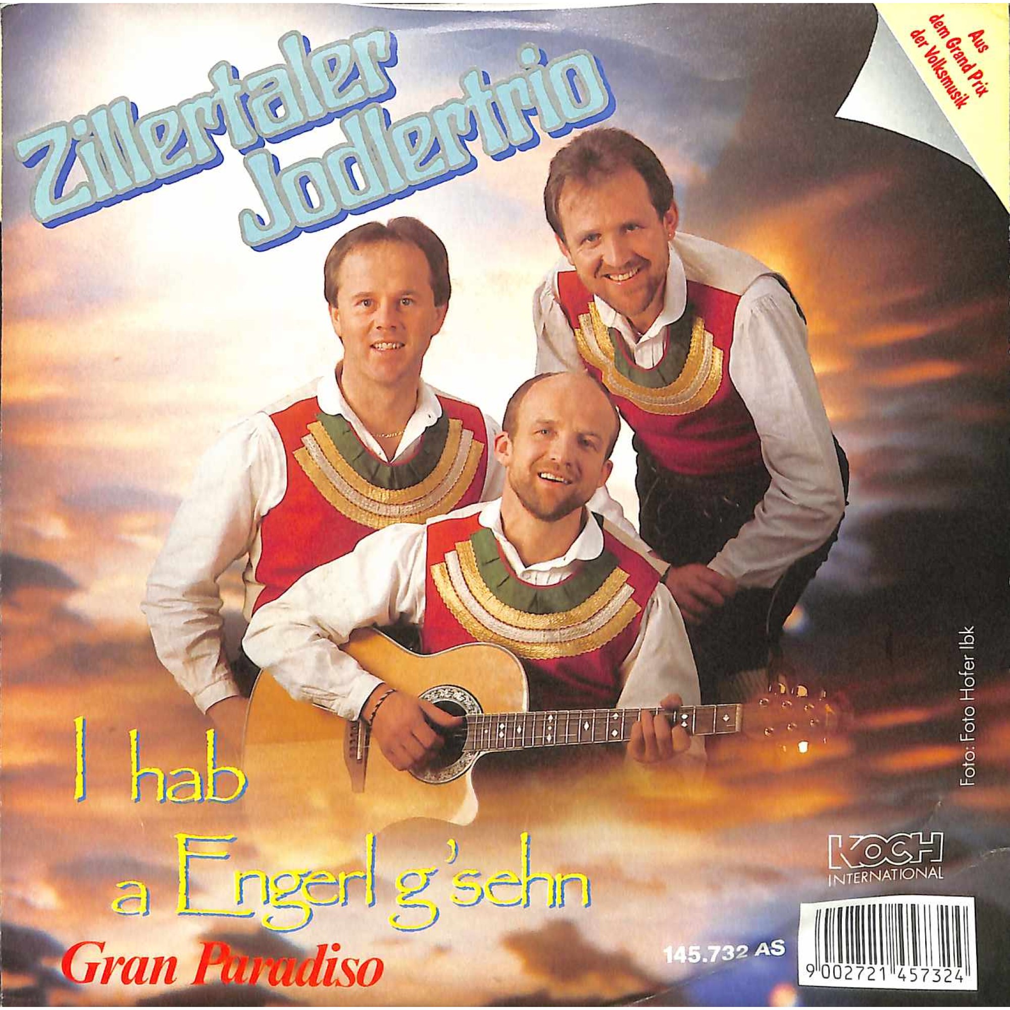 Occ. Single Vinyl: Zillertaler Jodlertrio - I hab Engerl g'sehn + Gran Paradiso Occ. Single Vinyl: Zillertaler Jodlertrio - I hab Engerl g'sehn + Gran Paradiso
