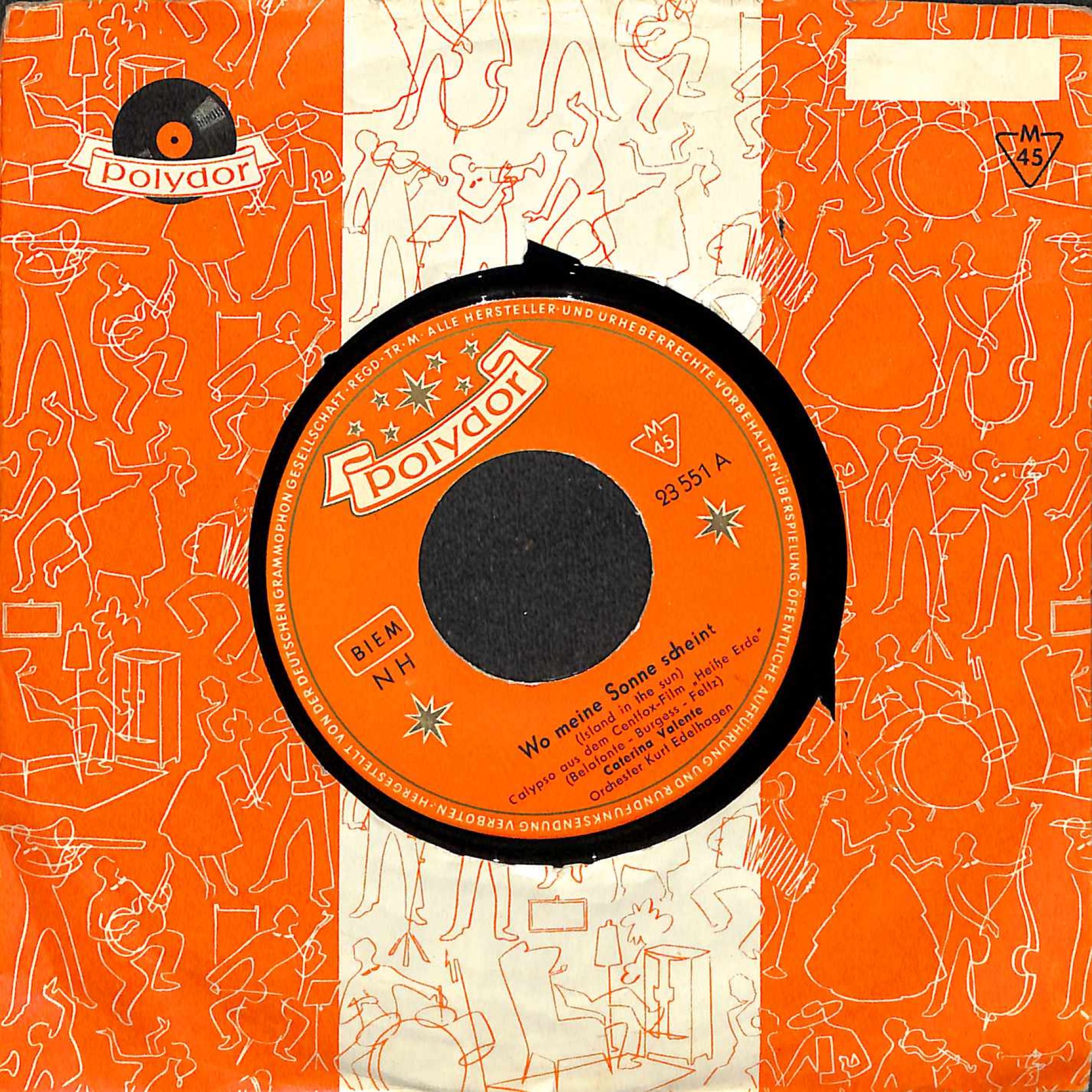 Occ. Single Vinyl: Caterina Valente - Wo meine Sonne scheint + Romeo Occ. Single Vinyl: Caterina Valente - Wo meine Sonne scheint + Romeo