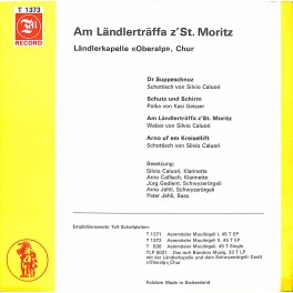 Occ. EP Vinyl: Ländlerkapelle Oberalp Chur, Am Ländlerträffa z'St. Moritz