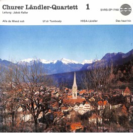 Occ. EP Vinyl: Churer Ländler-Quartett 1, Ltg Jakob Keller -  Alls da Wend noh u.a.