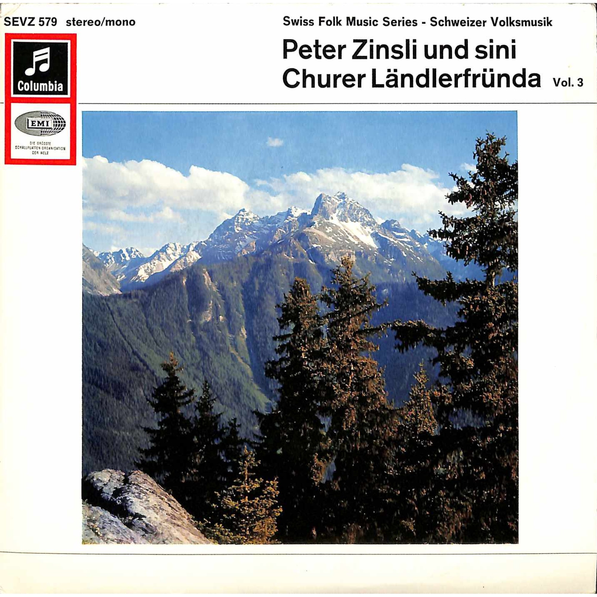 Occ. EP Vinyl: Peter Zinsli und sini Churer Ländlerfründa Vol. 3 Occ. EP Vinyl: Peter Zinsli und sini Churer Ländlerfründa Vol. 3