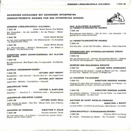 Occ. EP Vinyl: Bündner Ländlerkapelle Calanda - Der Fassputzer