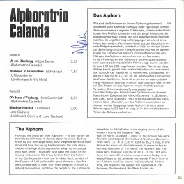 Occ. EP Vinyl: Alphorntrio Calanda - Uf em Oberberg