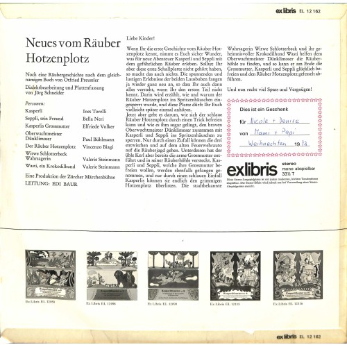 Neues vom Räuber Hotzenplotz - Dialekt von Jörg Schneider - Ines Torelli, Paul Bühlmann, Inigo Gallo u.a.
