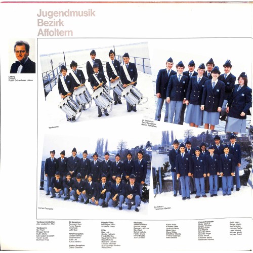 CD-Kopie von Vinyl: Jugendmusik Bezirk Affoltern - Dir. Rudolf Grünenfelder  - 1985