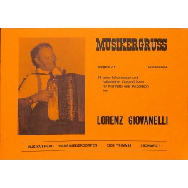 Noten: für Klarinette und Akkordeon - 16 beliebteste Kompositionen von Lorenz Giovanelli