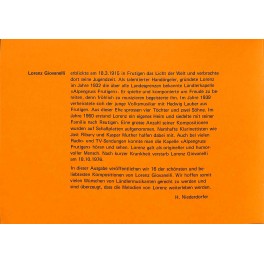 Noten: für Klarinette und Akkordeon - 16 beliebteste Kompositionen von Lorenz Giovanelli Noten: für Klarinette und Akkordeon - 16 beliebteste Kompositionen von Lorenz Giovanelli