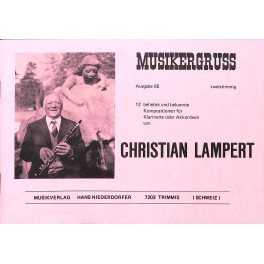 Noten: für Klarinette und Akkordeon - 12 beliebte Kompositionen von Christian Lampert (zweistimmig)