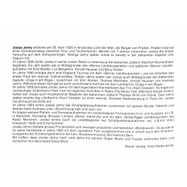 Noten: für Klarinette und Schwyzerörgeli - 12 beliebteste Kompositionen von Josias Jenny (zweistimmig) Noten: für Klarinette und Schwyzerörgeli - 12 beliebteste Kompositionen von Josias Jenny (zweistimmig)