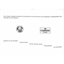 Noten: für Klarinette und Akkordoen - 17 beliebte Erfolge von Fritz Dünner (ein- und zweistimmig) Noten: für Klarinette und Akkordoen - 17 beliebte Erfolge von Fritz Dünner (ein- und zweistimmig)
