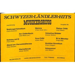 Noten für Klarinette - Carlo Brunner, Franz Huser sen., Hugo Bigi, Jost Ribary, Kasi Geisser (zweistimmig)