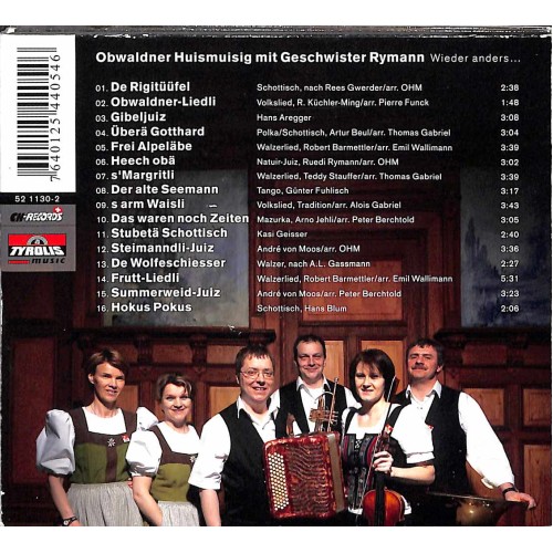 CD wieder anders.... - Obwaldner Huismuisig mit Geschw. Rymann
