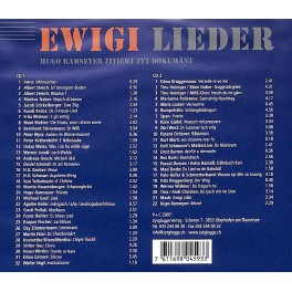 Occ CD Ewigi Lieder - Hugo Ramseier zitiert Dyt-Dokumänt 2CD Occ CD Ewigi Lieder - Hugo Ramseier zitiert Dyt-Dokumänt 2CD