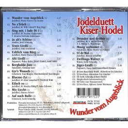 Occ. CD Wunder vom Augeblick - Jodelduett Kiser-Hodel