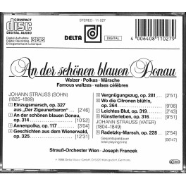 Occ. CD Strauss Orchester Wien - An der schönen blauen Donau - Geschichten aus dem Wienerwald Occ. CD Strauss Orchester Wien - An der schönen blauen Donau - Geschichten aus dem Wienerwald