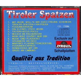 Occ. CD Tiroler Spatzen - Mein Herz gehört nur dir Occ. CD Tiroler Spatzen - Mein Herz gehört nur dir