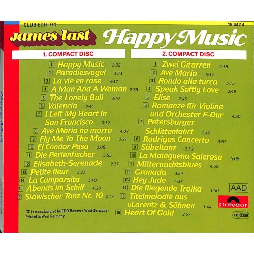 Occ. CD James Last - Happy Music  2CD