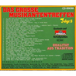 Occ. CD Das grosse Musikantentreffen - Folge 8 - diverse