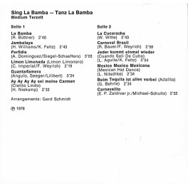 CD-Kopie von MC: Sing la Bamba - Tanz la Bamba mit dem Medium Terzett